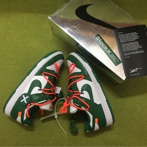 off white pine green dunks